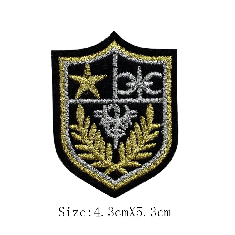 Patch de broderie textile avec logo de marque pour casquette