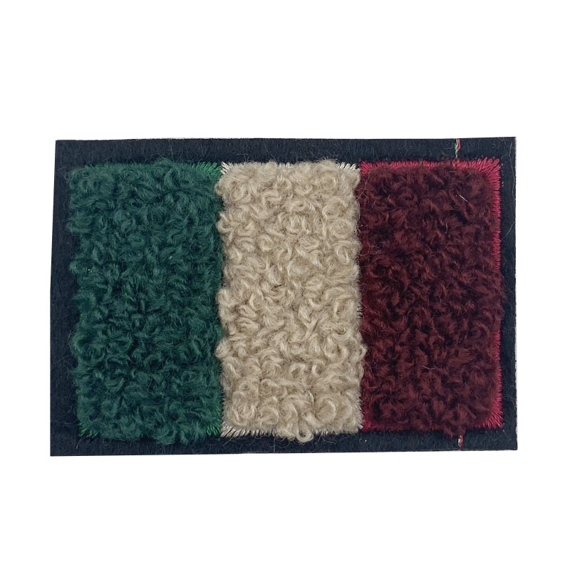 Patch de chenille personnalisé coloré pour vêtements