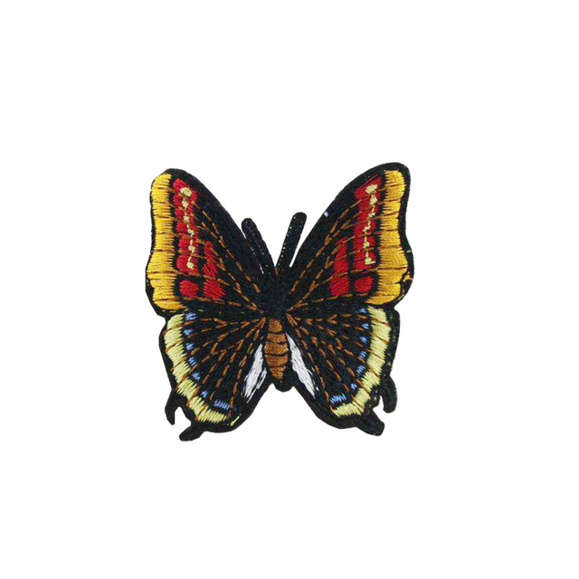 Patch de broderie personnalisé papillon pour chemises