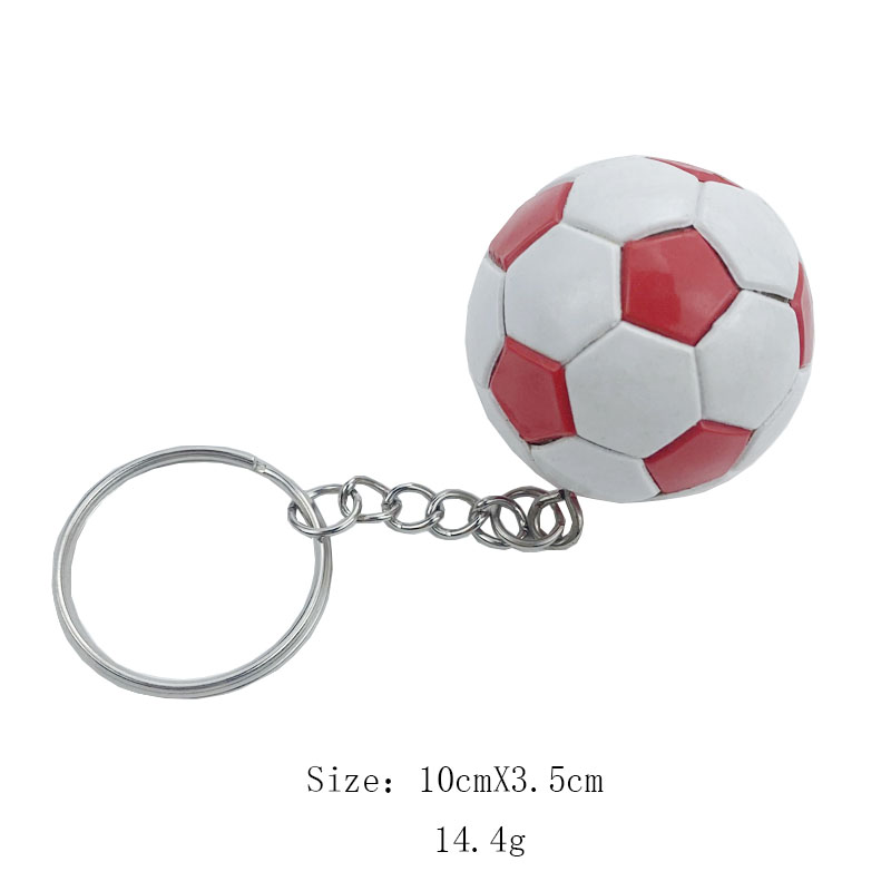 Porte-clés ballon de football pour fille