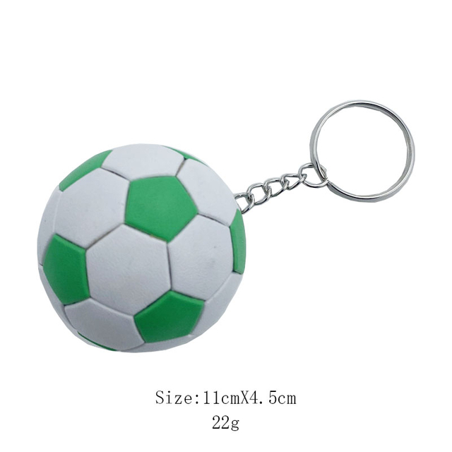 Cadeau porte-clés ballon de football en caoutchouc