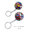 Porte-clés ballon de football Pu pour voiture