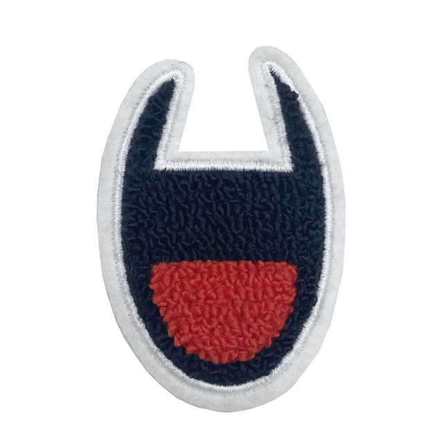 Veste Soie Haute Qualité Chenille Patch