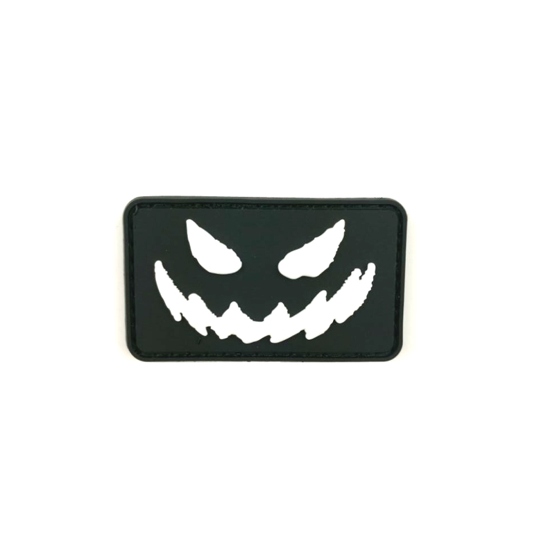 Patch en PVC noir personnalisé pour cadeau promotionnel