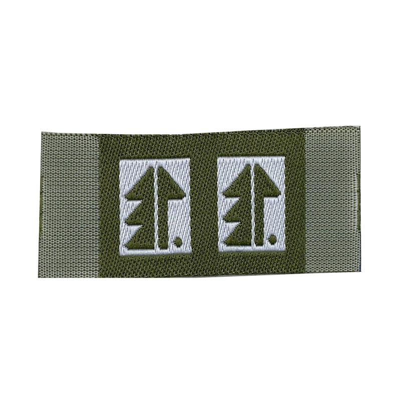 Patch tissé en silicone Arrow pour vêtements