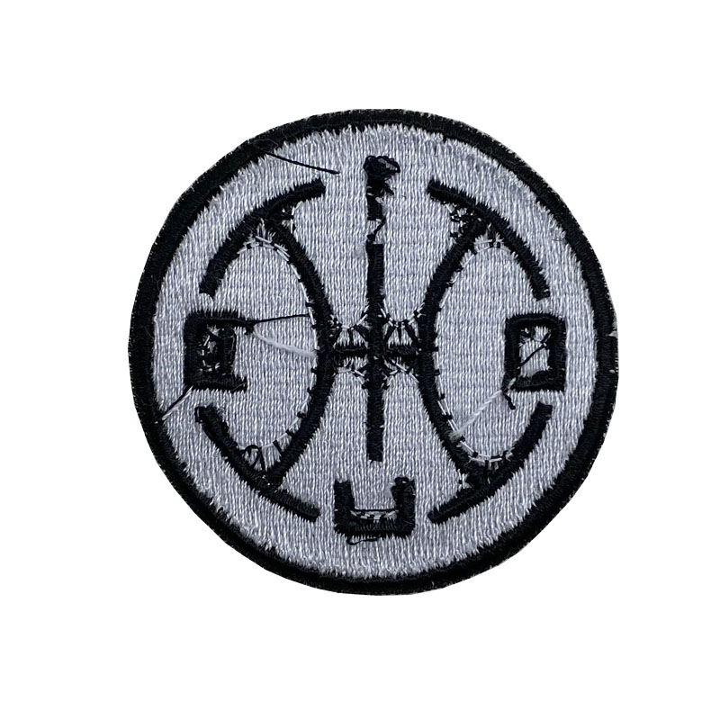 Patch de broderie de marques privées textiles pour vêtements