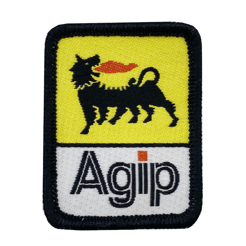 Patch tissé en PVC de luxe pour vêtements scolaires